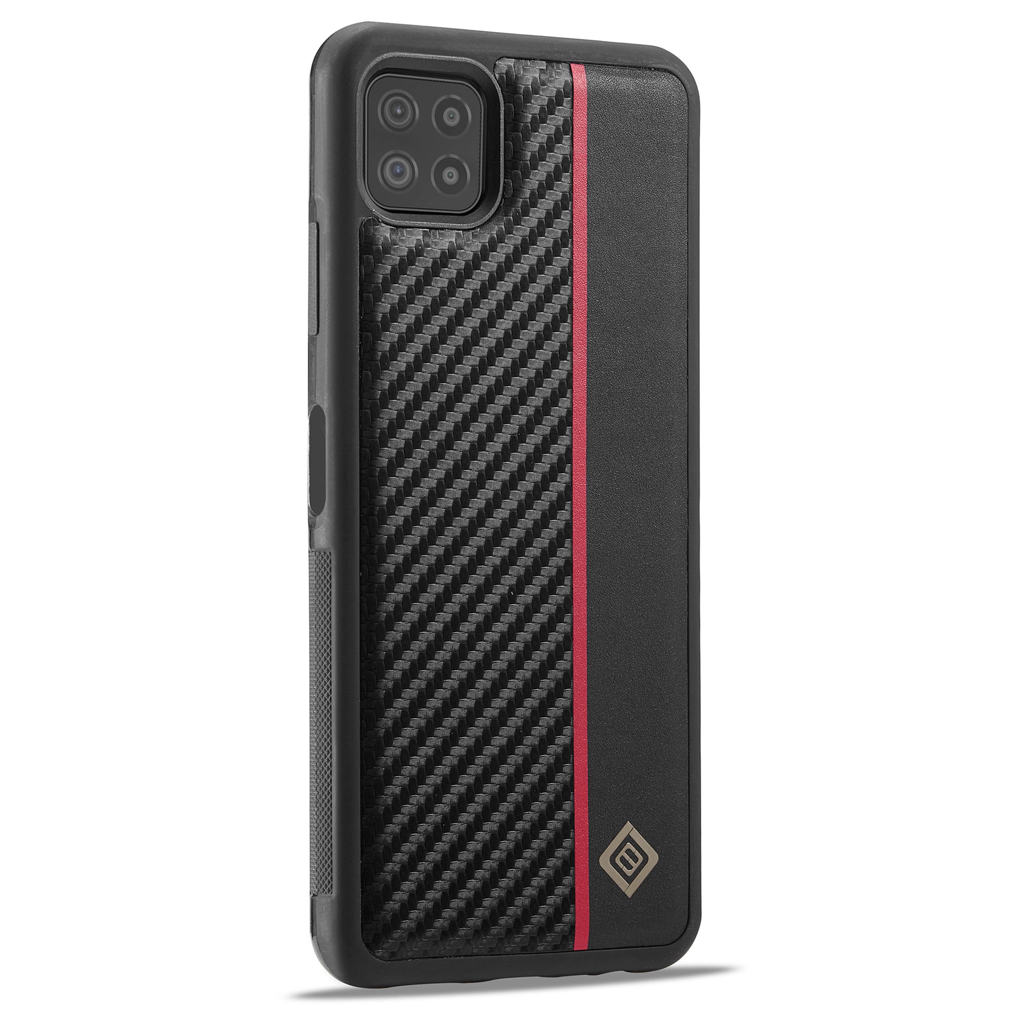 LC.IMEEKE Cell Phone Case for Samsung Galaxy A22 5G (EU Version) , Carbon Fiber Texture Leather+TPU+EVA Slim Cover LC.IMEEKE Cell Phone Case for Samsung Galaxy A22 5G (EU Version) , Carbon Fiber Texture Leather+TPU+EVA Slim Cover